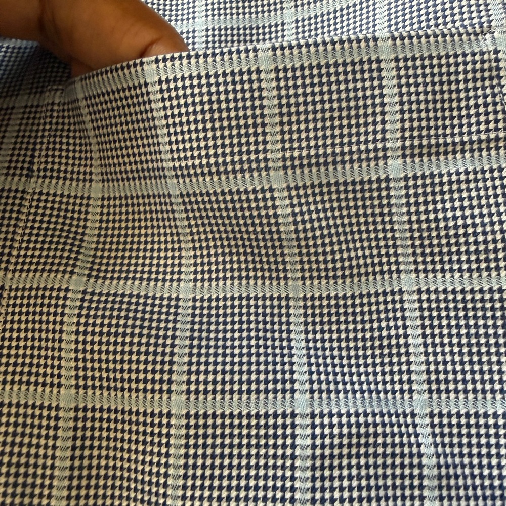 Peter Millar Gray Checkered Button Down Shirt - image 3